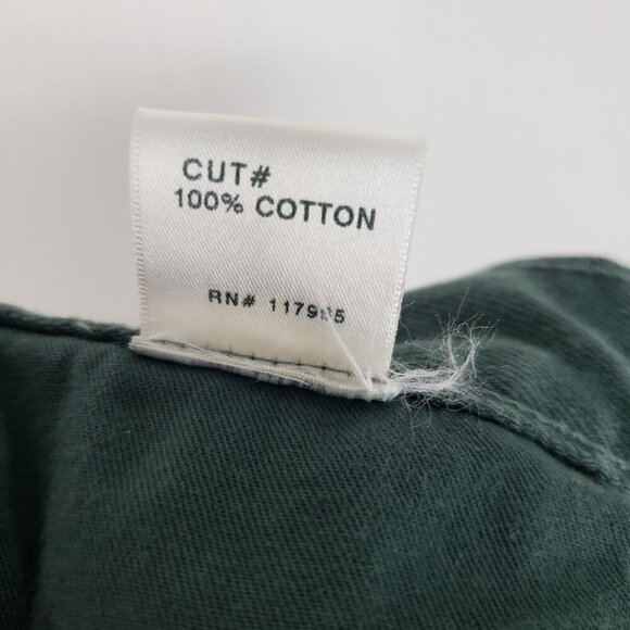 J Brand Kane Jeans Pine Green Garment Dyed Mens Size 38 x 34.5 - Picture 11 of 12